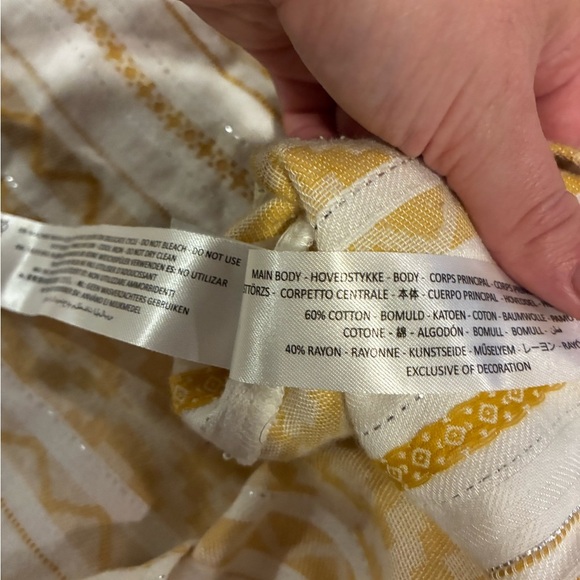 Ariat Marigold & White Women's Top / Blouse - Picture 5 of 7